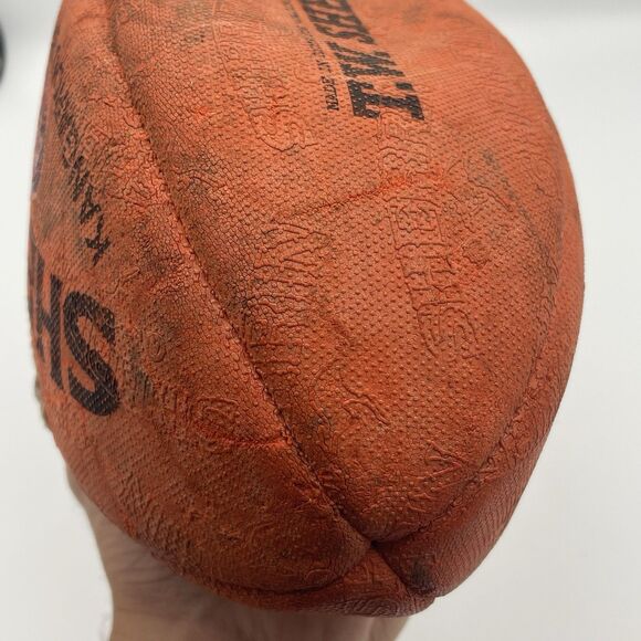 Vintage SHERRIN AFL Genuine Australian Leather Football Kangaroo Brand Size 4 - Picture 13 of 16